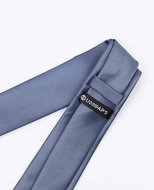 Cravate Gris Homme en Polyester | Anatole - Unipap's