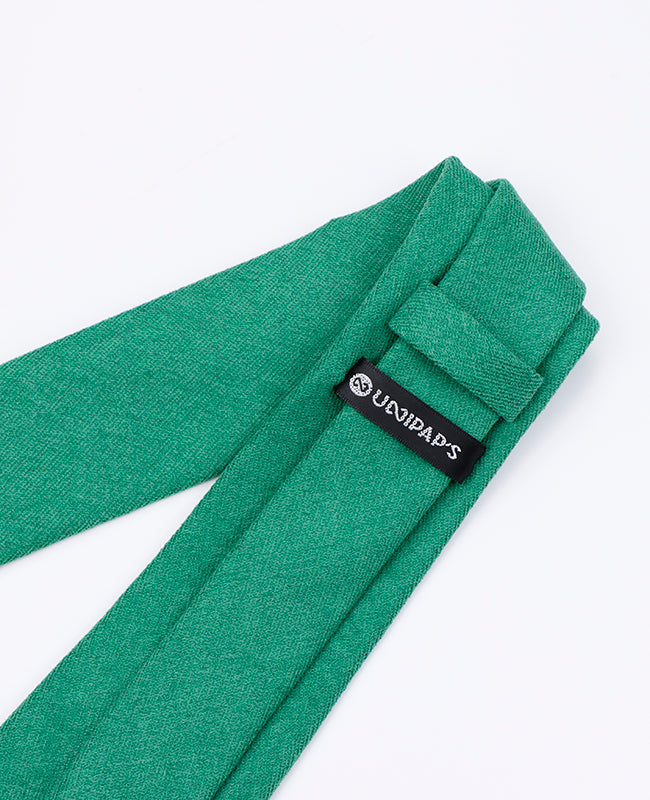 Cravate Vert n°3 Homme en Effet Velours | Simon - Unipap's