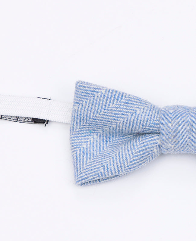 Noeud Papillon Bleu n°1 Enfant en Laine | Claude - Unipap's