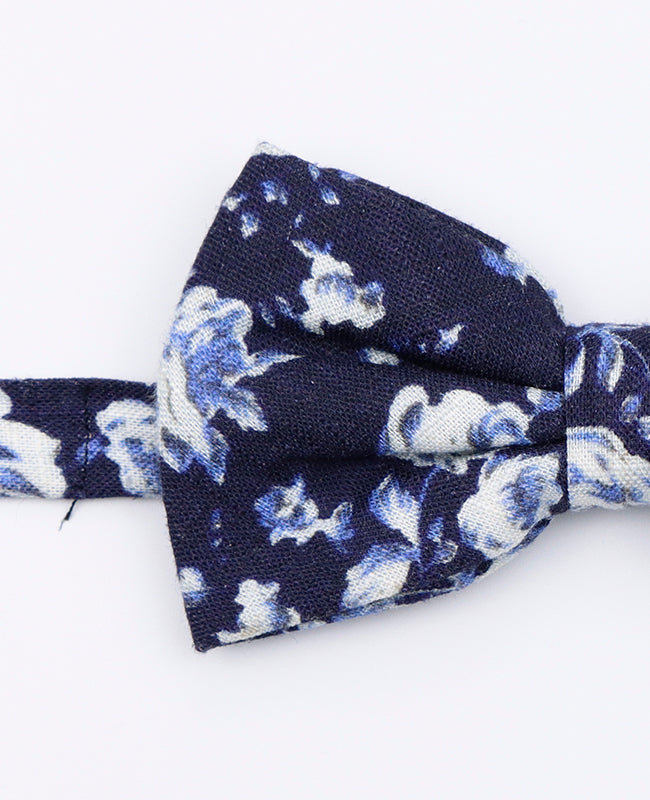 Noeud Papillon Liberty Bleu n°6 Homme en Coton | Charles - Unipap's