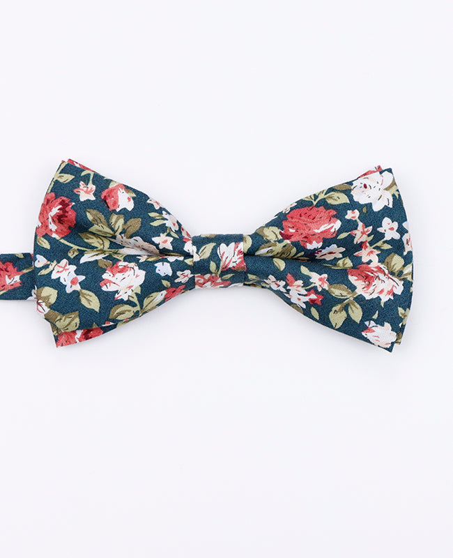 Noeud Papillon Liberty Vert n°1 Homme en Coton | Charles - Unipap's