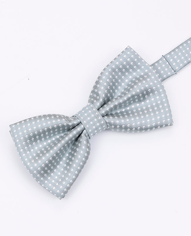 Noeud Papillon Gris à Pois Homme en Polyester | Louis - Unipap's