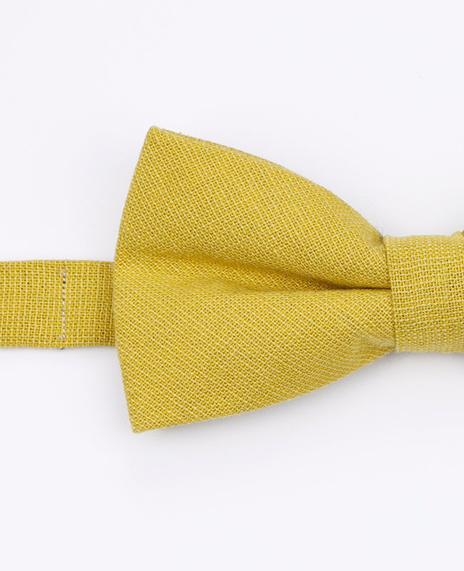 Noeud Papillon Jaune Homme en Coton | Edgard | Unipap's
