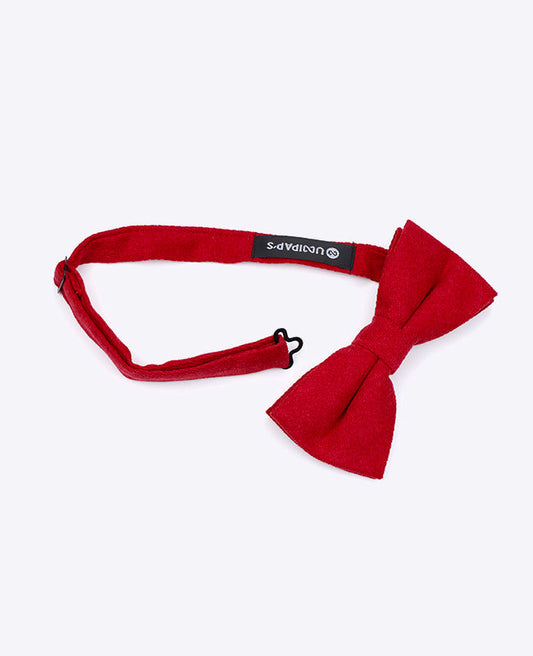 Noeud Papillon Rouge n°2 Homme en Effet Velours | Simon - Unipap's
