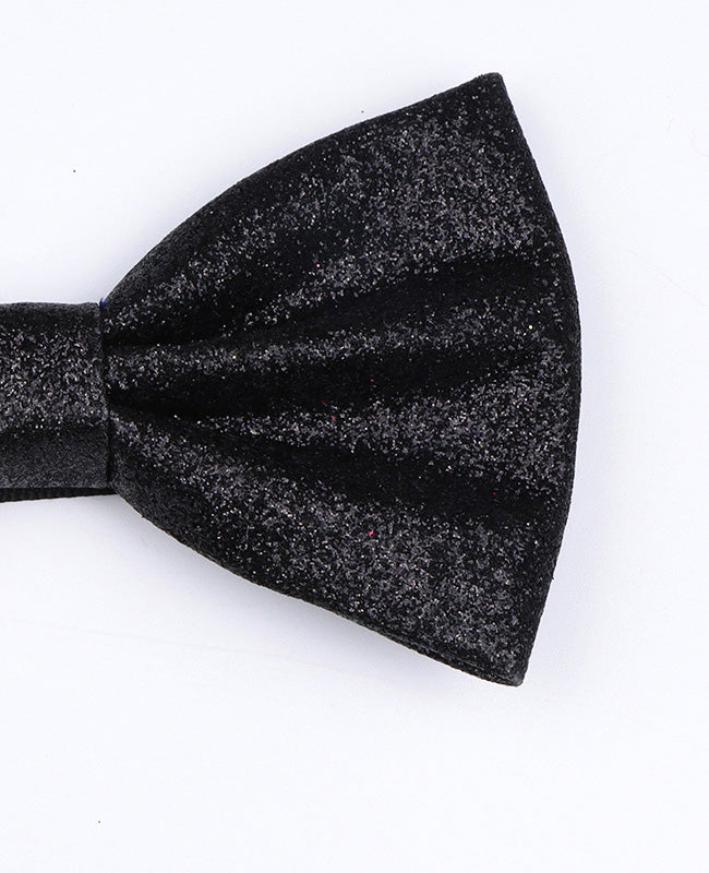 Noeud Papillon à Paillette Noir n°1 Homme en Polyester «Olive»