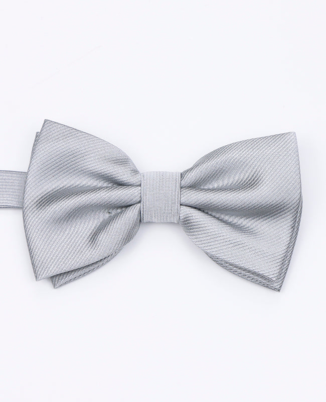 Noeud Papillon XL Gris n°2 Homme en Polyester | Lucien - Unipap's