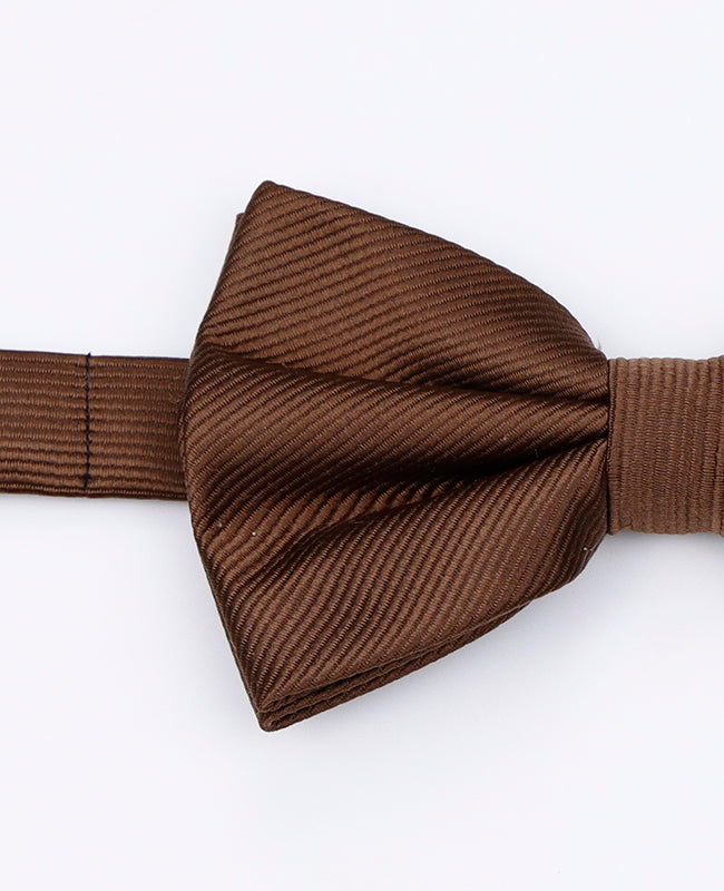 Noeud Papillon XL Marron Homme en Polyester | Lucien - Unipap's