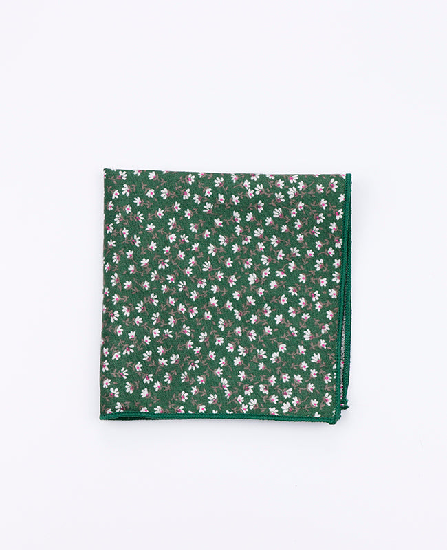 Pochette de Costume Liberty Vert n°1 en Coton | Gaspard - Unipap's