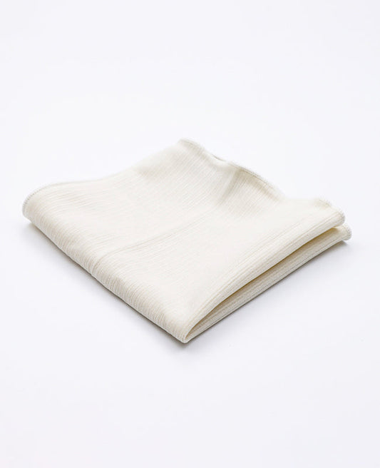 Pochette de Costume Blanche en velours | Marius - Unipap's