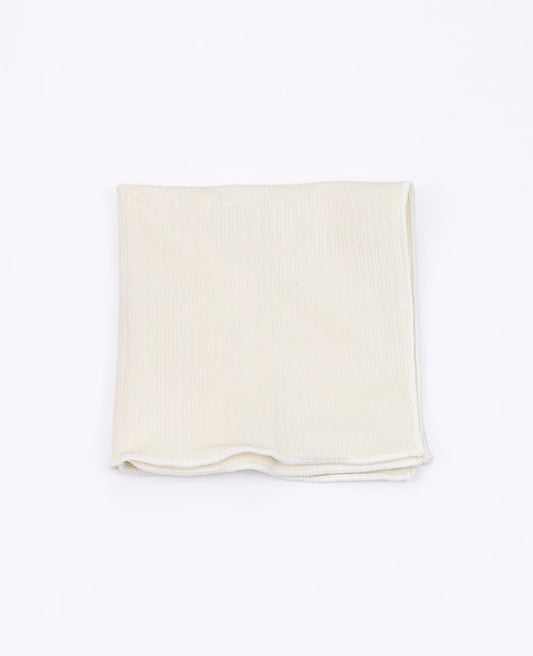 Pochette de Costume Blanche en velours | Marius - Unipap's